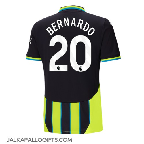 Manchester City Bernardo Silva #20 Vieraspaita 2024-25 Lyhythihainen